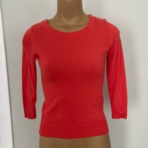 Coral Banana Republic Sweater